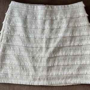 JCrew White Summer Skirt